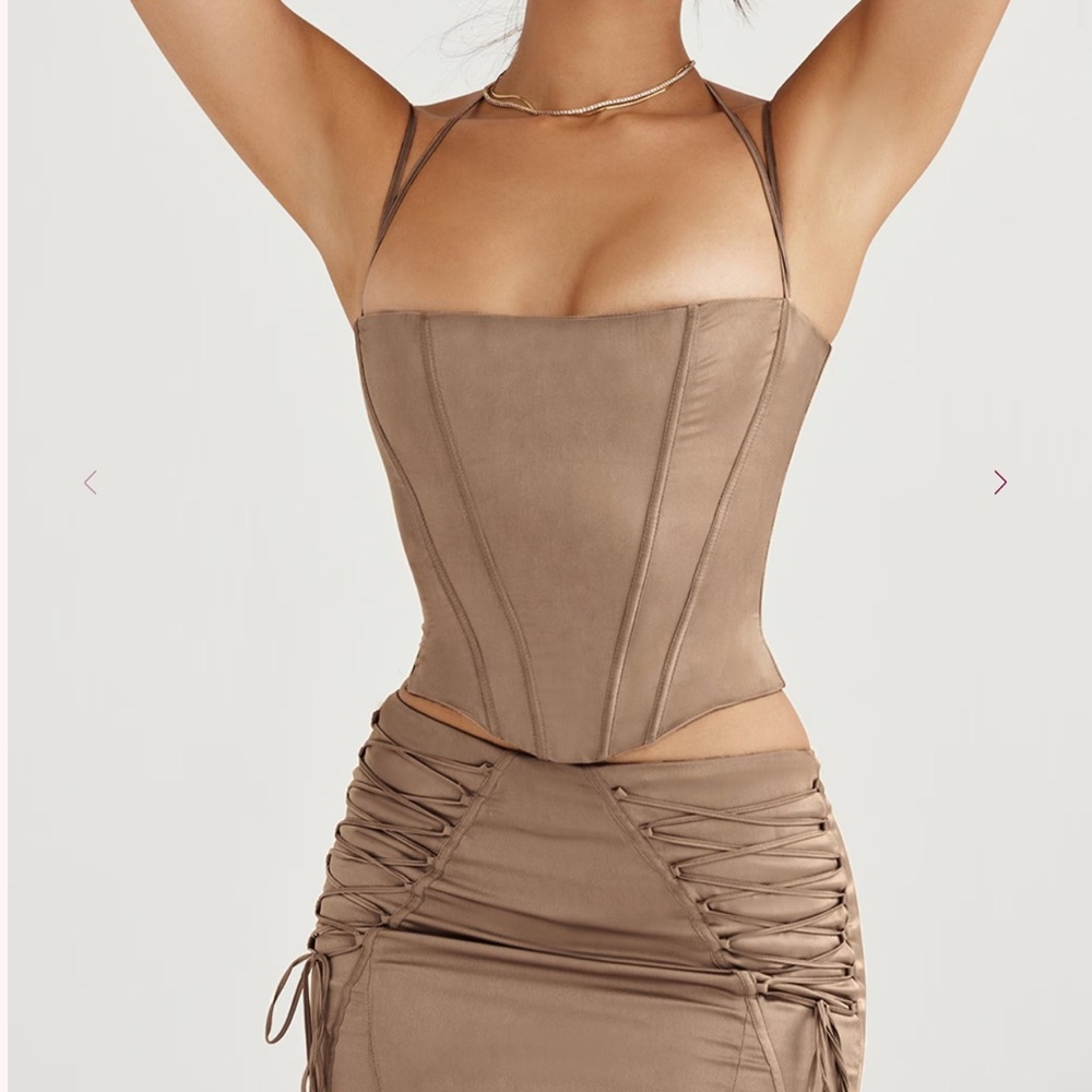 Brown Corset Top